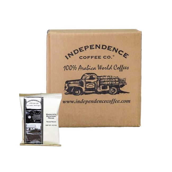 Independence Coffee Co. Madalyn's Backyard Pecan Coffee Fraction Pack, 2 oz, 40/Carton