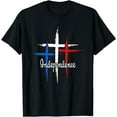 thumbnail image 1 of Independence Cross Christian 4th Of July US Flag Faith T-Shirt, 1 of 3