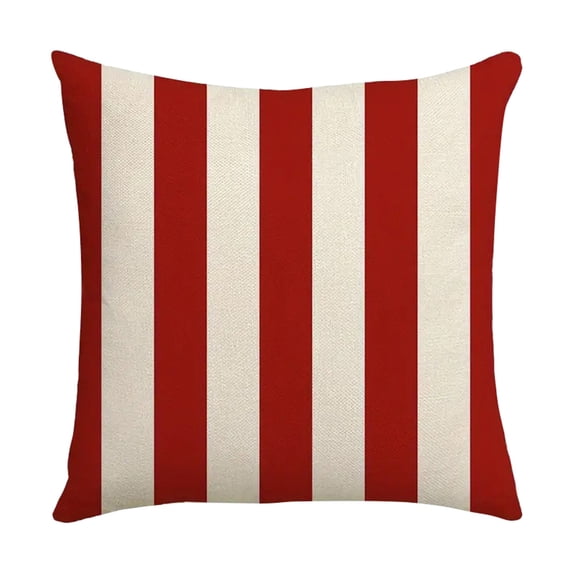 Independence Day 4Th Of July 4Th Of Patriotic Blue Red Pillow Covers 1616 Set Of 2, Fourth Independence Star Print Decorative Throw Pillowcases Outdoor Memorial Day Cushion Cases Couch