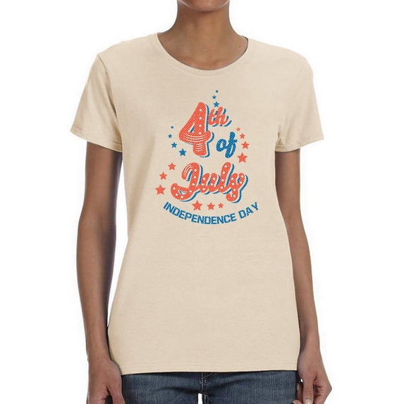 Independence Day 4Th Of July T-Shirt Women -Smartprints Designs, Female 5X-Large