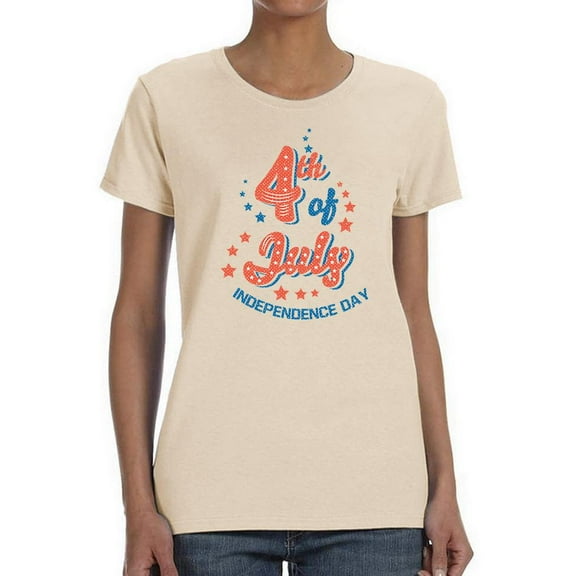 Independence Day 4Th Of July T-Shirt Women -Smartprints Designs, Female x-Large