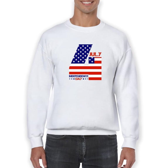 Independence Day 4Th. Sweatshirt Men -Image by Shutterstock, Male Small