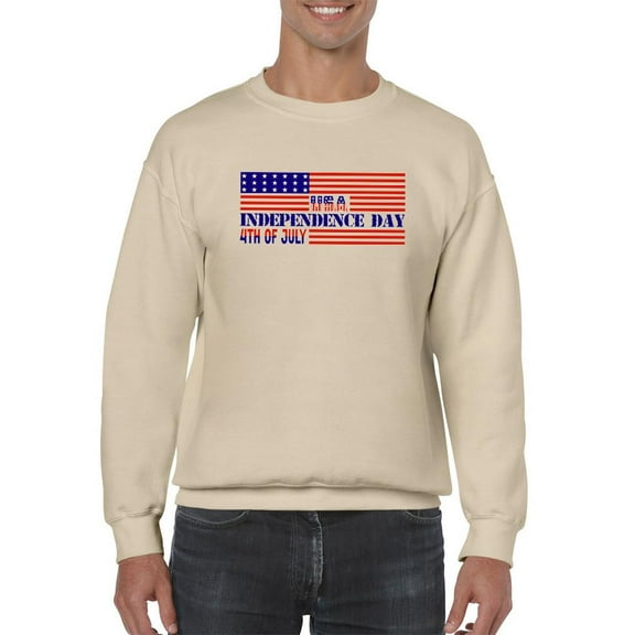 Independence Day 4Th Sweatshirt Men -Image by Shutterstock, Male XX-Large