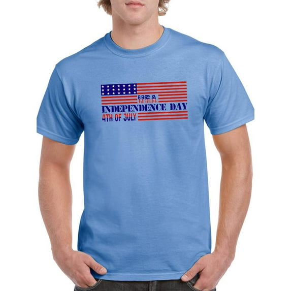 Independence Day 4Th T-Shirt Men -Image by Shutterstock, Male Small