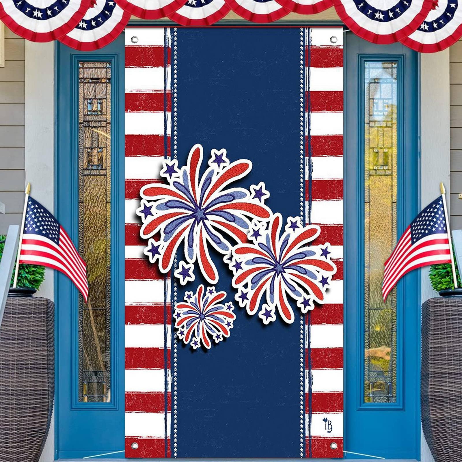 Independence Day 90x200cm Door Cover Independence Day Background Door