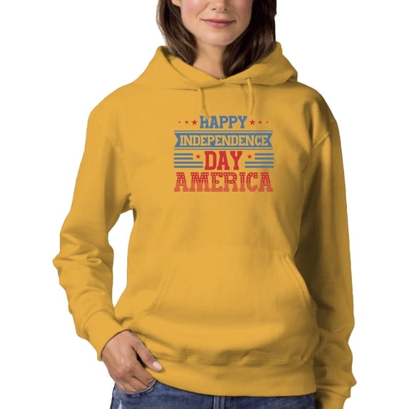 Independence Day America Hoodie Women -Image by Shutterstock, Female 3X-Large