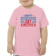 thumbnail image 1 of Independence Day America T-Shirt Toddler -Image by Shutterstock,  4 Toddler, 1 of 4