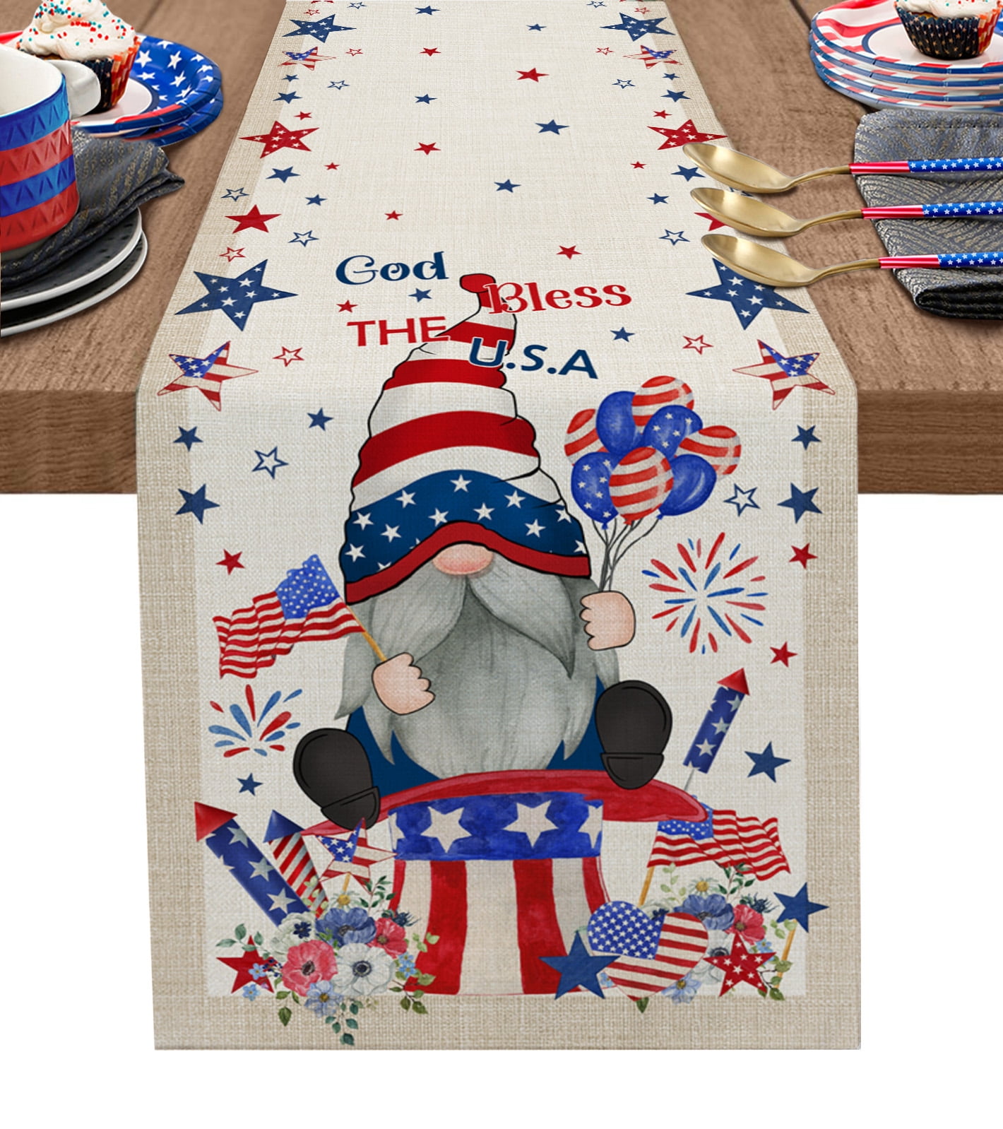 Independence Day Anchor Table Runner ration Home r Dinner Table ration ...