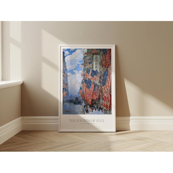 Independence Day Art American Flag 4Th Of July Design2 Poster Usa Wall Vintageposter Design2 Poster, Stretched Size 16x24