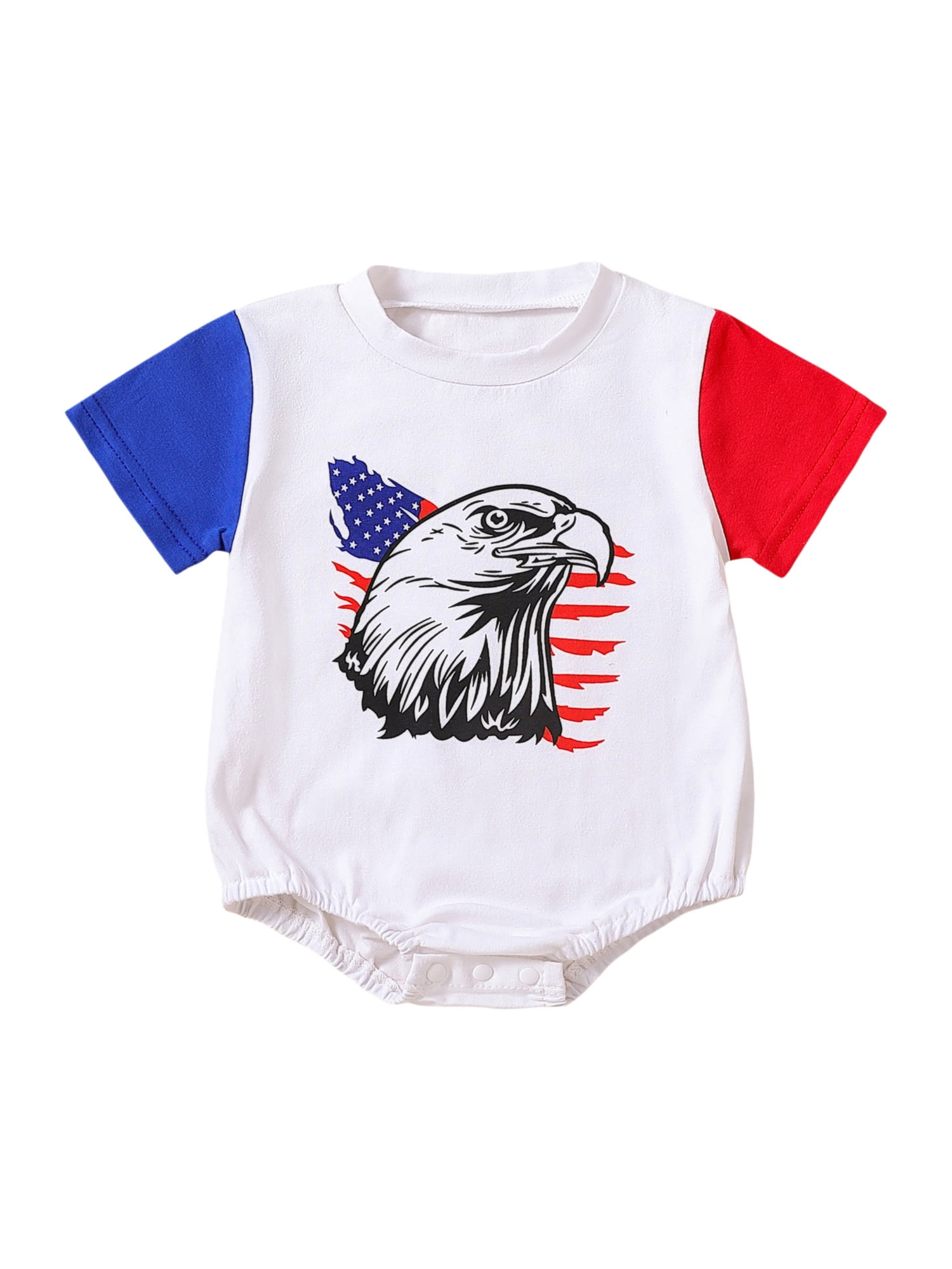 Independence Stars Red/Blue Unisex Romper