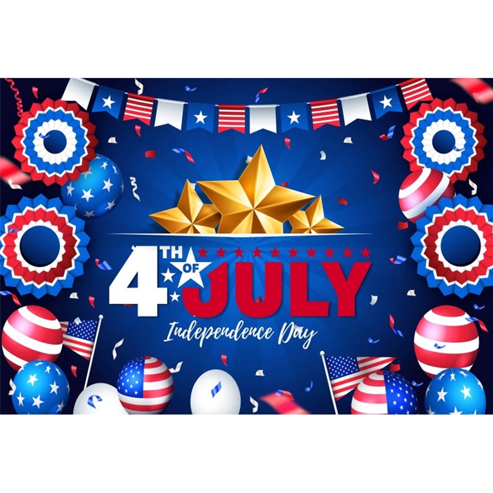 Independence Day Backdrop 4th of July American Flag Background USA Flag ...