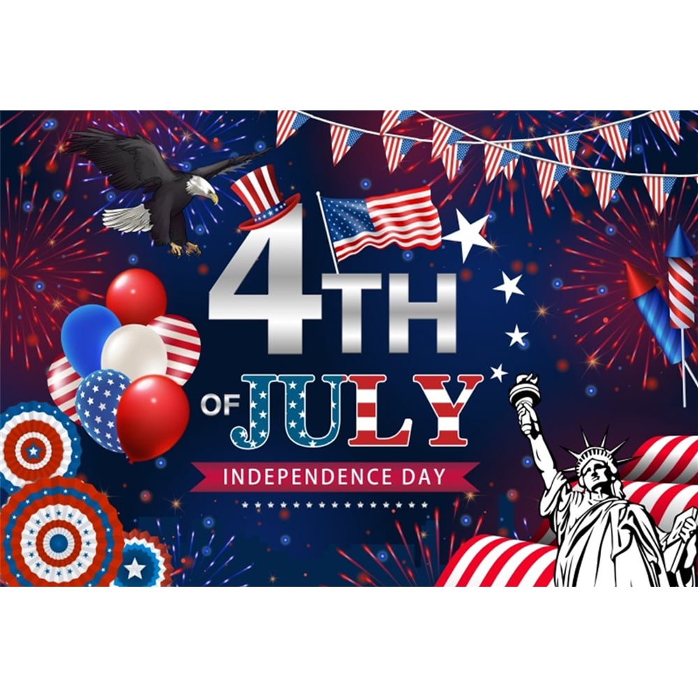 Independence Day Backdrop 4th of July American Flag Background USA Flag ...