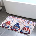 thumbnail image 1 of Independence Day Bath Rugs for Bathroom, July 4th Gnome Bathroom Rug Fireworks Bath Mat Set Floor Mats, Non-slip Country Doormat Bathroom Accessories 17 X 29 Inch, 1 of 1