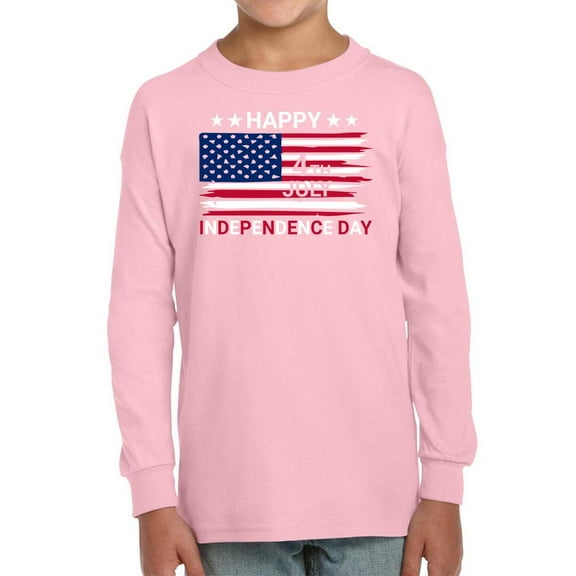 Independence Day Brush Flag Long Sleeve Toddler -Image by Shutterstock,  2 Toddler
