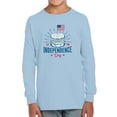 thumbnail image 1 of Independence Day Burger Long Sleeve Toddler -Image by Shutterstock,  3 Toddler, 1 of 4