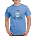 thumbnail image 1 of Independence Day Burger T-Shirt Men -Image by Shutterstock, Male Medium, 1 of 4