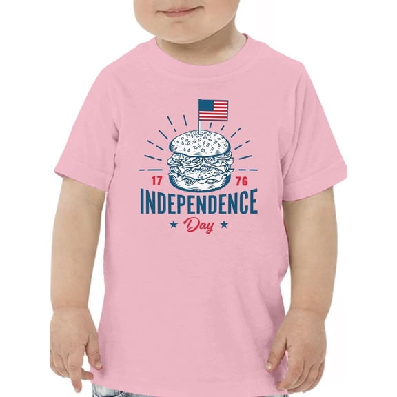 Independence Day Burger T-Shirt Toddler -Image by Shutterstock, 5 Toddler