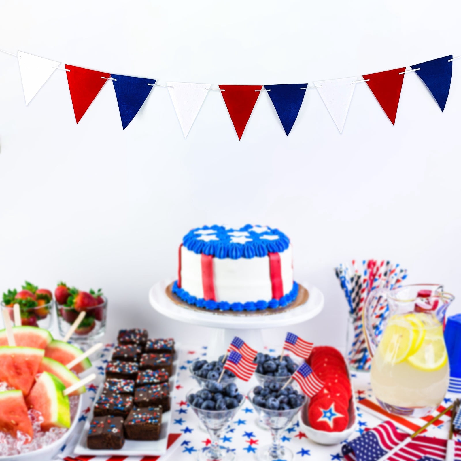 Independence Day Clearance! American Banner Burlap Bunting 4Th of July ...