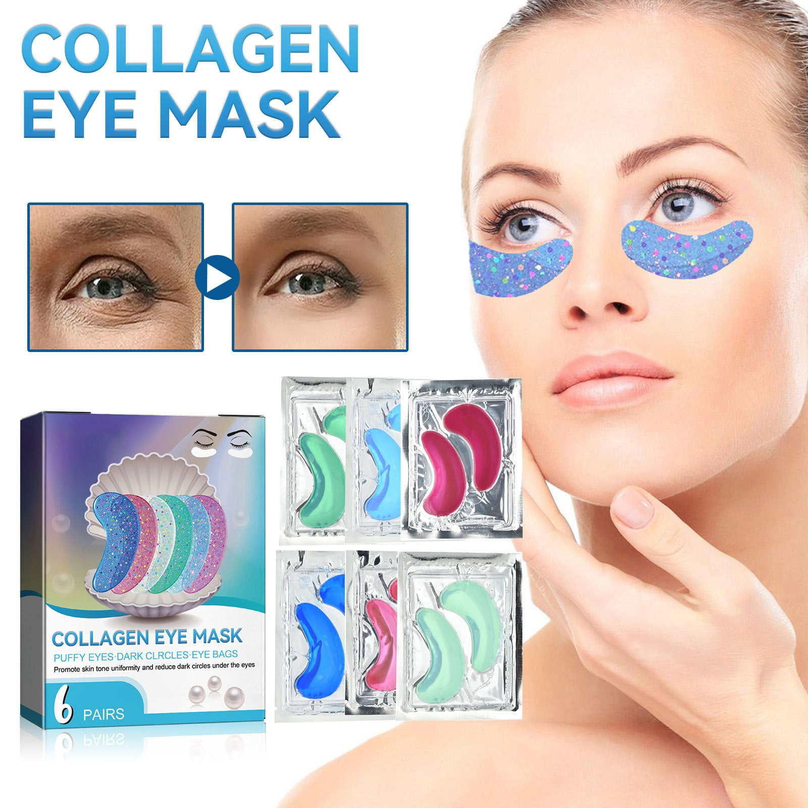 Independence Day Clearance Collagen Eye Hydrating Moisturizing