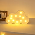 thumbnail image 1 of Independence Day Cloud Prop Light, LED Cloud Table Lamp, Battery Powered Decorative Lighting, Wedding Holiday Party Decor, Blue Ambient Lamp, 1 of 6
