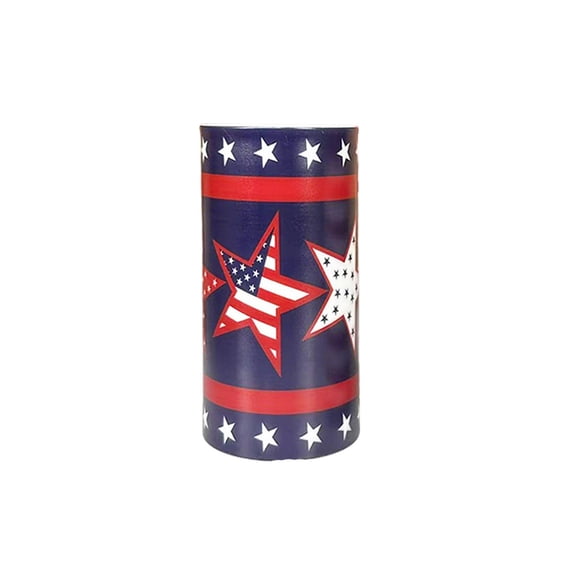 Independence Day Commemorative Electronic Candle Set Flameless LED Remote Timer Battery Or USB Operated Flicker Pillars For Mantel Table Centerpiece Holiday B