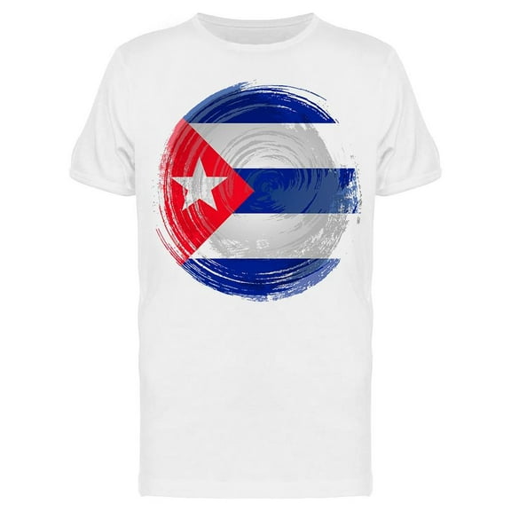 Independence Day Cuba Flag T-Shirt Men -Image by Shutterstock, Male Medium