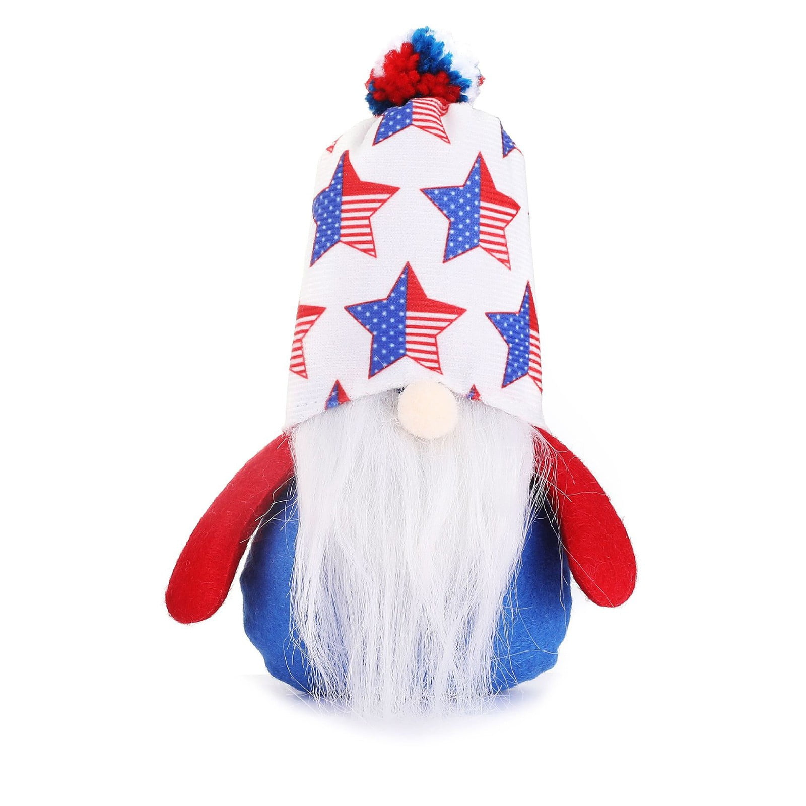 Independence Day Decoration No Face Doll Ornament With Striped Five