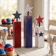thumbnail image 1 of Independence Day Decoration,Wooden Festival Table Decor Set Distressed Solid Wood Desktop Ornament Stable Standing Holiday Atmosphere Prop Compact Size Indoor Scene Layout Piece For Family Gathering, 1 of 7