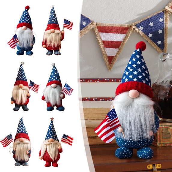 Independence Day Decorations, Independence Day Gnome Doll Family Event Party Decoration Doll