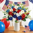 thumbnail image 1 of Independence Day Decorations Set with Red White and Blue Simulated Sprigs Berries for Fourth of July Party Centerpieces Mantel Displays and Holiday Home Decor, 1 of 6