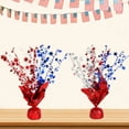 thumbnail image 1 of Independence Day Decorations Star DIY Table Decorations Holiday Party Balloons, Red White & Blue Patriotic Centerpiece, Multipurpose Ornament & Balloon Weight for Festive Celebrations, 1 of 5