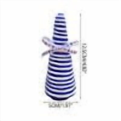 Independence Day Decorative Cone Shaped Table Tray Memorial Display Stand Handmade Wood Rope Craft
