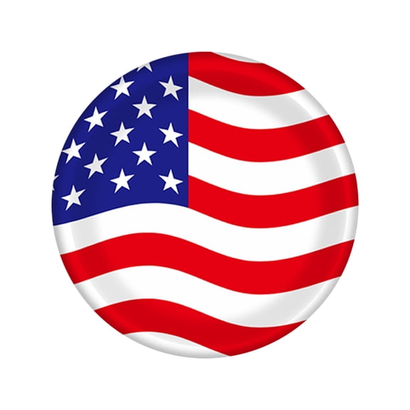 Independence Day Disposable Party Tableware Patriotic Paper Plates For Outdoor Picnic Gatherings And Decor