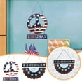 Independence Day Independence Door Hanging Wooden Home To The