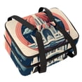 thumbnail image 1 of Independence Day Double Layered Insulated Lunch Bag with Two Compartments, Large Capacity, Refrigerated, Hand-Carried - 7.1x11.4x16.1 Inches, 1 of 6