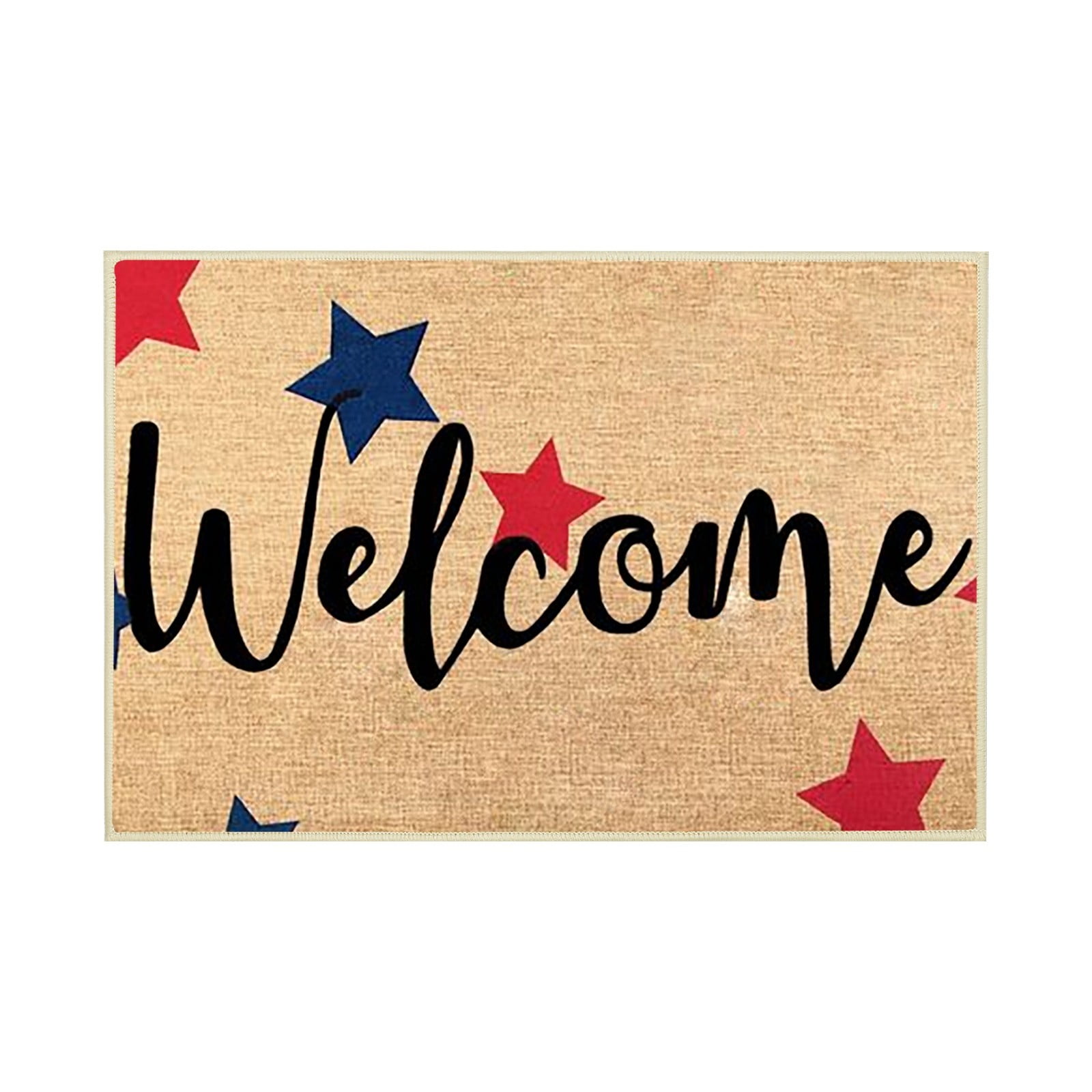 Independence Day Floor Mat Happy July Color Printed Floor Mat