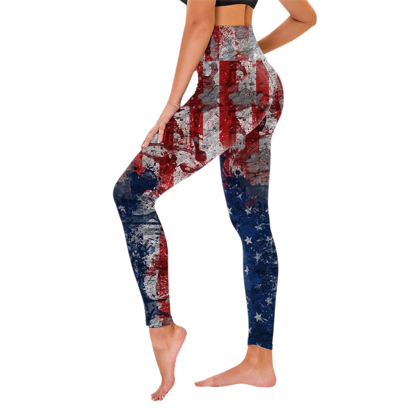 Independence Day For Women's American 4th Of July Leggings Pants For ...