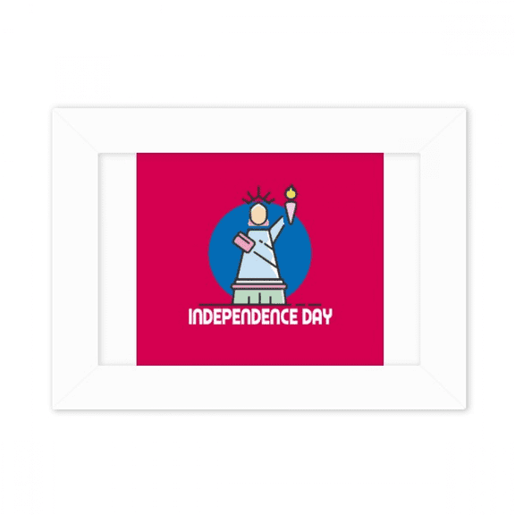 Independence Day Freedom Unity Photo Mount Frame Picture Art Painting Desktop 5x7 inch