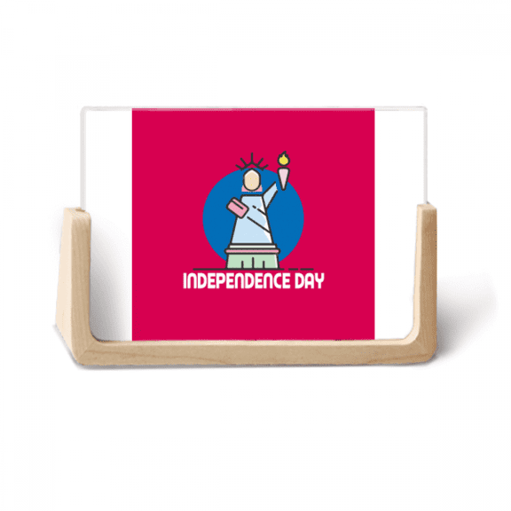 Independence Day Freedom Unity Photo Wooden Photo Frame Tabletop Display