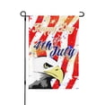 thumbnail image 1 of Independence Day Garden Decor Flags, American Flag Eagle Cartoon Print Double-Sided Garden Flags, 28 x 40 inches, 1 of 9
