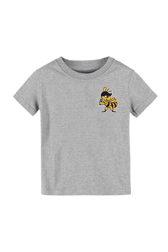 Independence Day Girls Pullover Solid Color Cartoon Baseball Print Short Sleeved Tees for Kids,Grey,16T