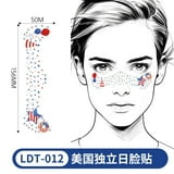 fourth of july temporary tattoo walmart
