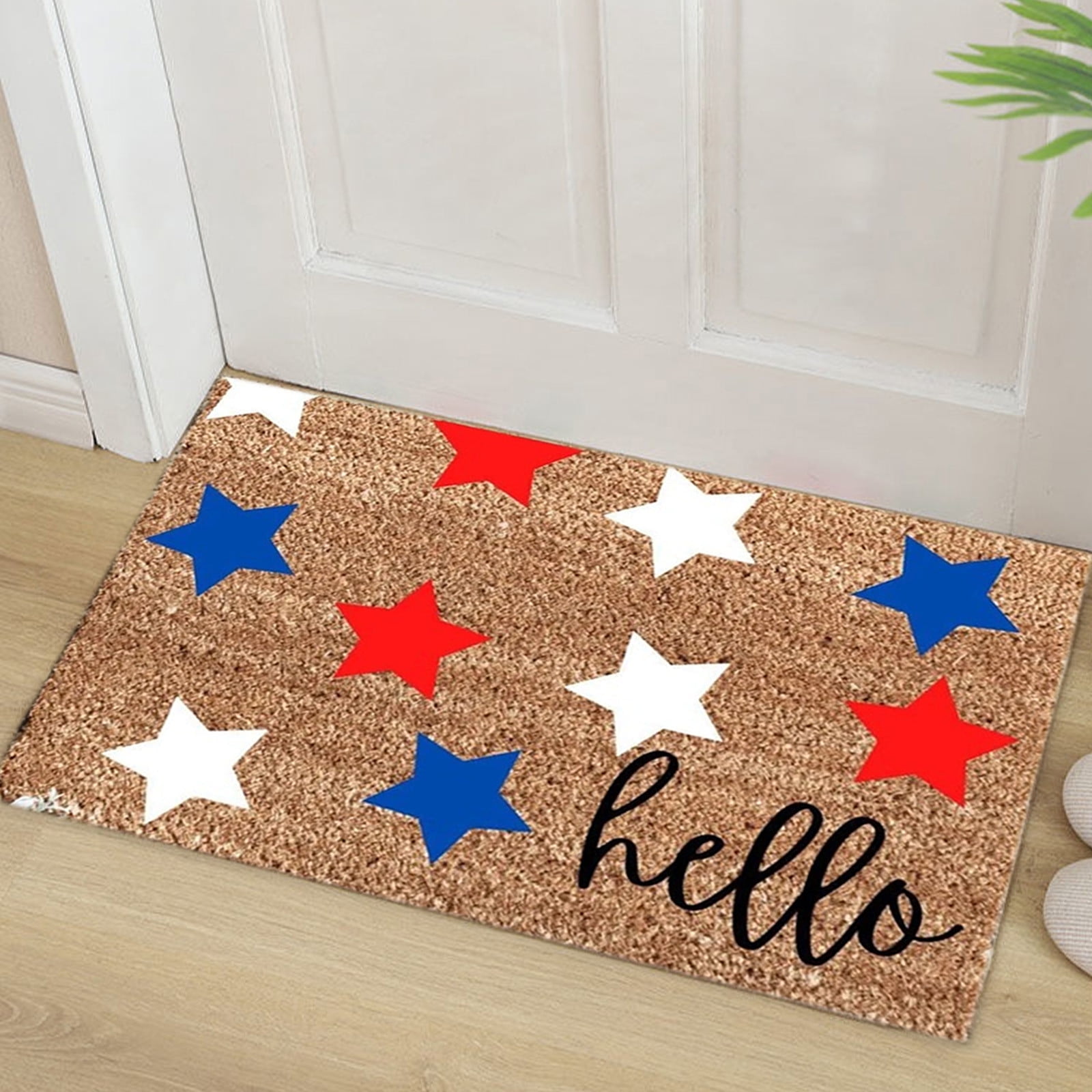Independence Day Home Mats Welcome Floor Doormat 23.62 X 15.75in Non
