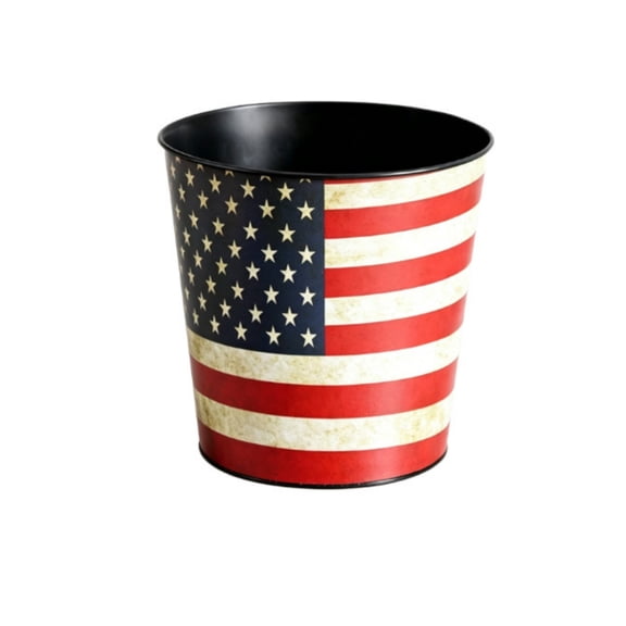Independence Day Home Minimalisting Ice Bucket Party Holiday Ice Bucket Summer Pool(American flag Round)