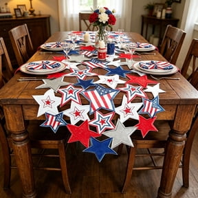 Independence Day Illuminated Flags Handheld Banners Light-Up Patriotic Flag with LED Lights for July 4th Celebrations Parades Fabric Plastic 40 cm Length Flag 7.87x5.51 in Battery Outdoor