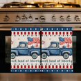 thumbnail image 1 of Independence Day Kitchen Towels Set of 1, Blue Truck Firework Star Blue Red Flag Absorbent Dish Towels for Kitchen, Microfiber Hand Towel, Quick Drying Tea Towel for Cleaning Decorative Dishcloths, 1 of 7