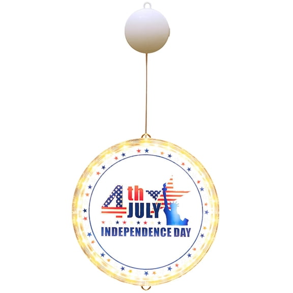 Independence Day LED Lights, Patriotic String Lights for Home Decor, Party Hanging Decorations, Outdoor Event Lighting, Festive Scene Arrangement, Holiday LED String Lights, July 4th Party Decor