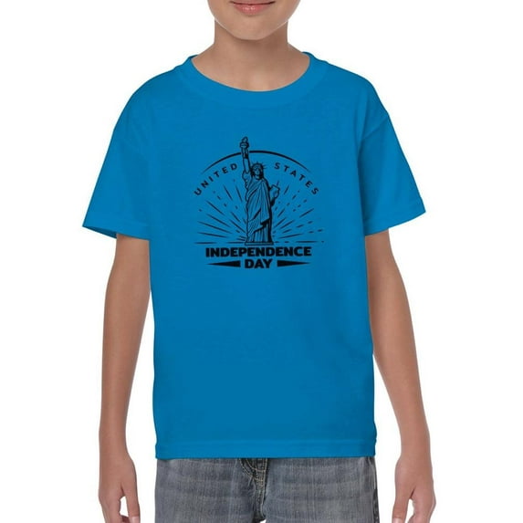 Independence Day Liberty S T-Shirt Juniors -Image by Shutterstock, x-Large