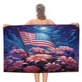 thumbnail image 1 of Independence Day Of The United States Flag Beach Towel, Microfiber Beach TowelsAbsorbent, Compact, Beach Blanket, Lightweight Towel for The Swimming, 1 of 7