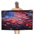 thumbnail image 1 of Independence Day Of The United States Flag Beach Towel, Microfiber Beach TowelsAbsorbent, Compact, Beach Blanket, Lightweight Towel for The Swimming, 1 of 7